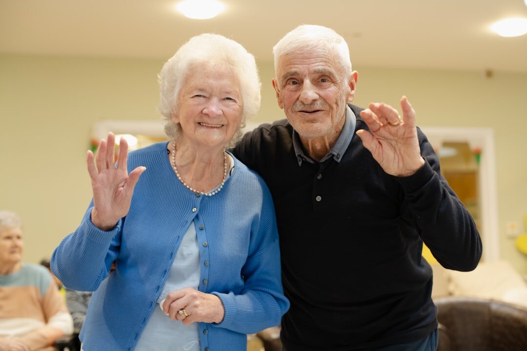seniors doing gentle exercise