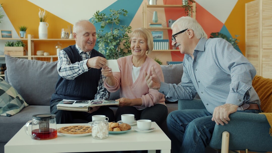 seniors sharing stories