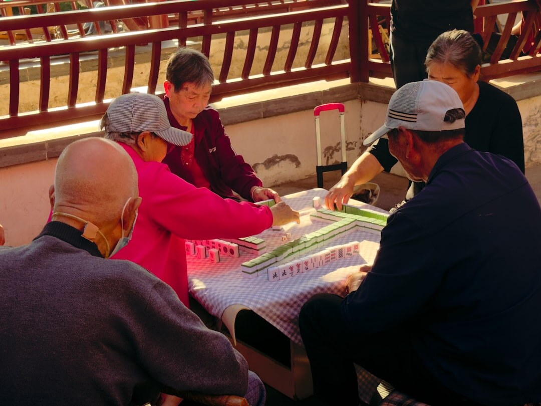 warm senior community gathering