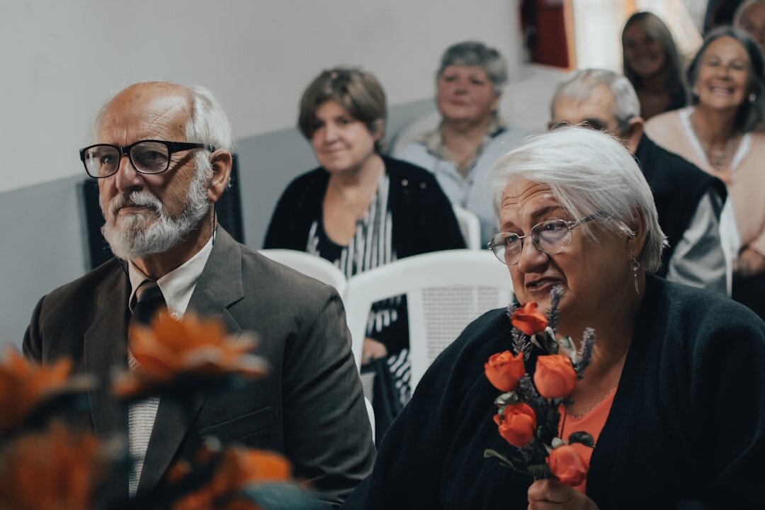 diverse seniors smiling together