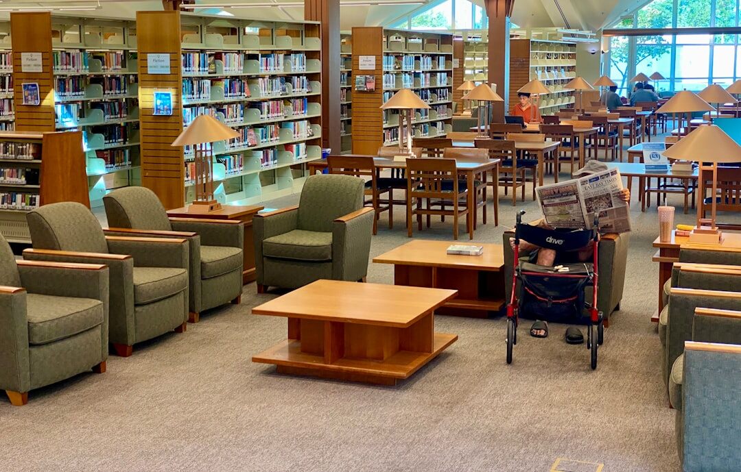 warm senior community room
