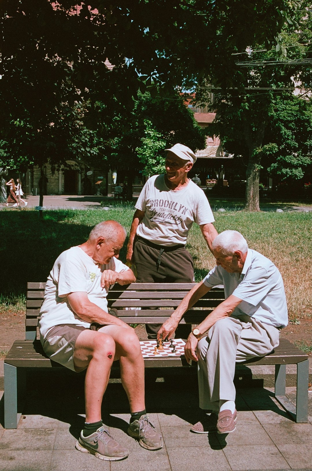 seniors laughing in common room